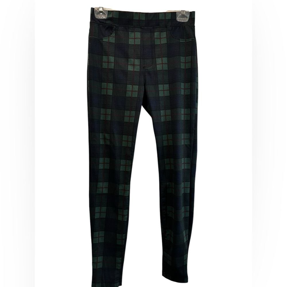 Anthropologie plaid XS legging pants with back pockets